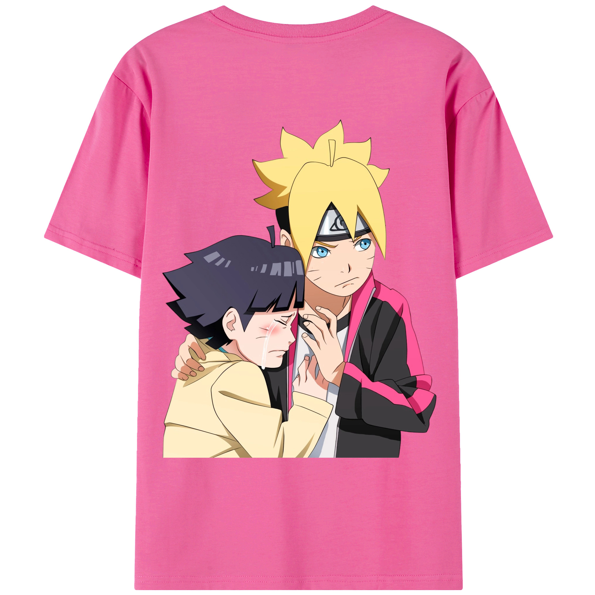 （画像用） NARUTO -ナルト- うずまき ボルト Uzumaki Boruto レディース半袖Tシャツ(バックプリント)